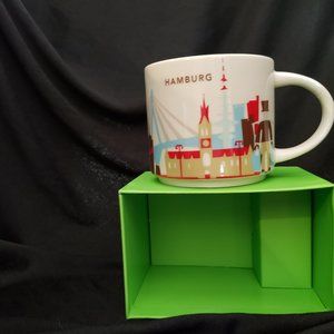 Hamburg Germany Starbucks Mug You Are Here YAH 14oz in Original Box (New)
